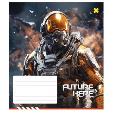 Зошит учнівський "Future is Here" 012-3417K-3 в клітинку, 12 аркушів (012-3417K-3)