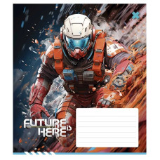 Зошит учнівський "Future is Here" 012-3417K-4 в клітинку, 12 аркушів (012-3417K-4)