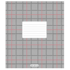 Зошит учнівський "Houndstooth print" 024-3387K-3 в клітинку, 24 аркушів (024-3387K-3)