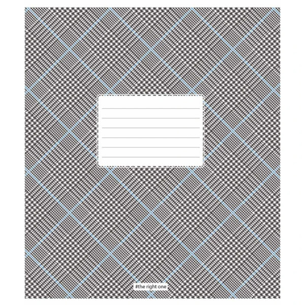 Зошит учнівський "Houndstooth print" 024-3387K-5 в клітинку, 24 аркушів (024-3387K-5)
