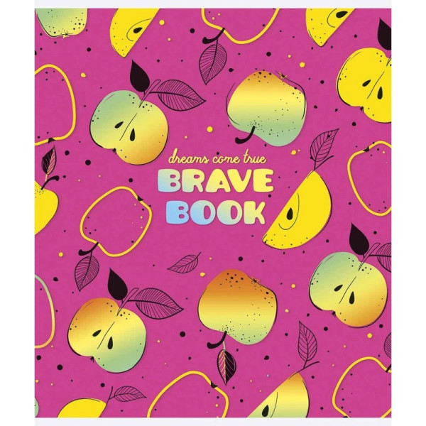 Зошит учнівський "Brave book" 024-3022L-1 у лінію, 24 аркушів (024-3022L-1)
