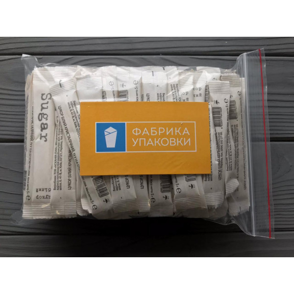 Сахар в стиках 100 шт белый
