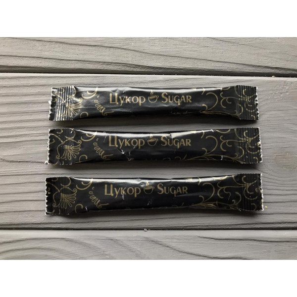 Цукор в стіках 100 шт чорний