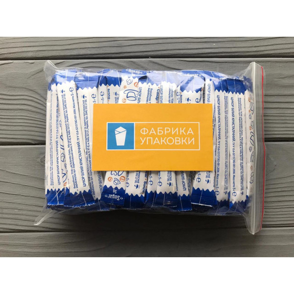 Сахар в стиках 100 шт синий
