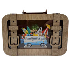 Дерев'яна скарбничка валіза "На подорож" 3240-15-005 розмір 24х17 см (3240-15-005)