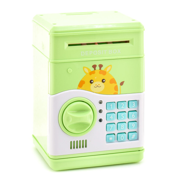Детская копилка-сейф F821-11-18-19-20 с купюроприемником