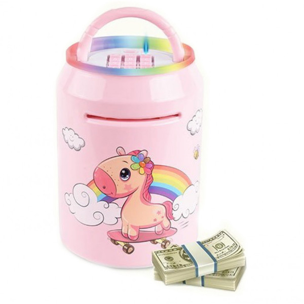 Электронная копилка-сейф F827-11/16 с купюроприемником