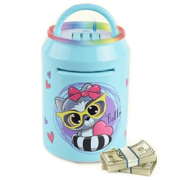 Электронная копилка-сейф F827-11/16 с купюроприемником