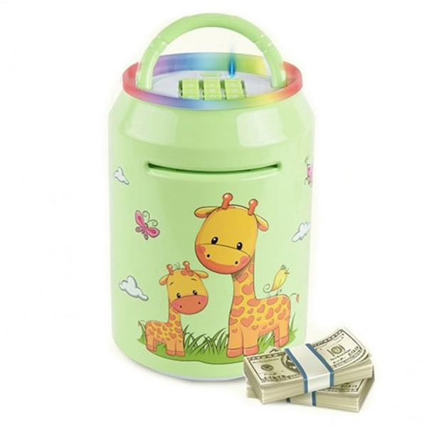 Электронная копилка-сейф F827-11/16 с купюроприемником