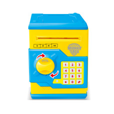 Дитяча скарбничка /сейф MK 3916 з купюроприймачем  Жовтий (MK 3916(Yellow))