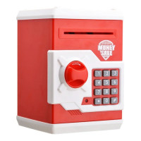 Детская копилка/сейф MK 3916 с купюроприемником Красный(MK 3916(Red))
