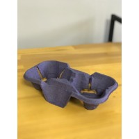 Подстаканник для 2-х стаканов фиолетовый
