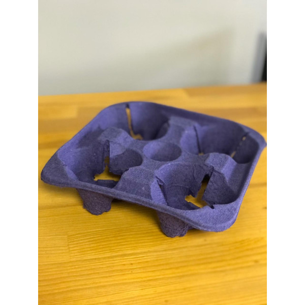 Подстаканник для 4-х стаканов фиолетовый
