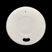 Кришка паперова для стакана біла 69мм (50/2450)