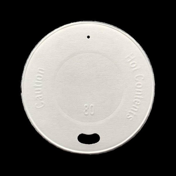 Крышка бумажная для стакана белая 80мм (50/1650)
