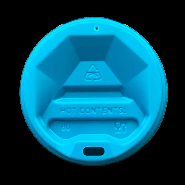 Крышка для стакана Бирюзовая 71 мм
