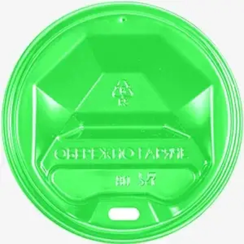 Кришка для стакана 90 мм зелена