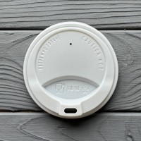 Крышка для стакана "FIB" Белая 90мм (50шт/уп|24уп/ящ) FIB90W
