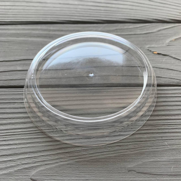 КТ1 Крышка плоская Ø95 без отверстия PET (100шт/уп|1000шт/ящ)
