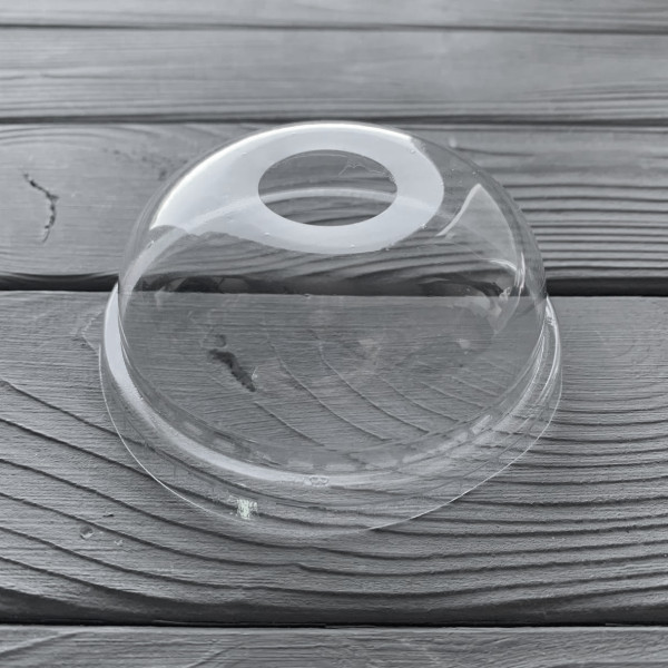 Крышка купольная Ø95 с отверстием PET (100шт/уп|1000шт/ящ)
