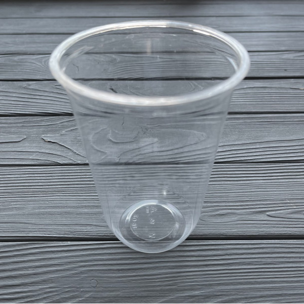 Стакан купольний BUBBLE TEA 550мл Ø95 прозорий PET (50шт/уп|1000шт/ящ) BBT550