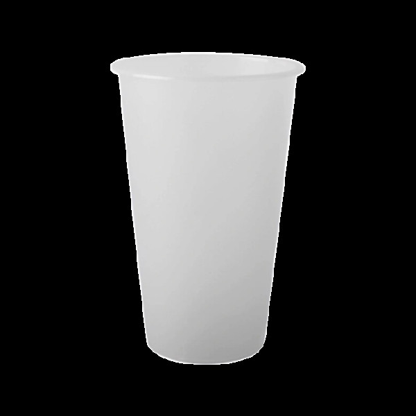 Стакан Bubble Tea 400мл МАТОВИЙ Ø90мм (рівне дно) 25шт/уп|500шт/ящ(HMBT400ml)