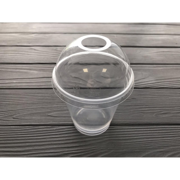 Стакан з купольною кришкою 350 мл (100/1000) 95091