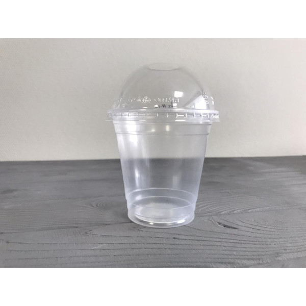 Стакан з купольною кришкою 350 мл (100/1000) 95091
