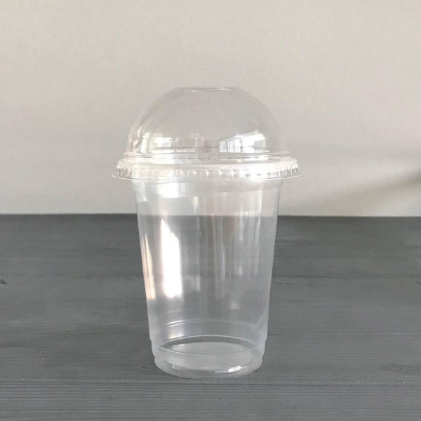 Стакан коктейльный с крышкой 320мл (50шт|уп/20уп|ящ)
