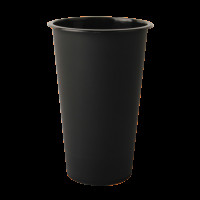 Стакан Bubble Tea 700мл ЧОРНИЙ Ø90мм (рівне дно) 25шт/уп|500шт/ящ(HBBT700ml)