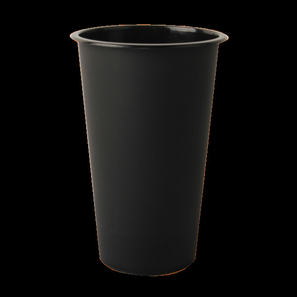 Стакан Bubble Tea 700мл ЧОРНИЙ Ø90мм (рівне дно) 25шт/уп|500шт/ящ(HBBT700ml)