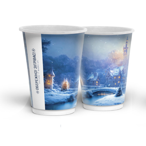 Стакан двошаровий Зігріває! 400мл