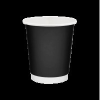 Стакан двошаровий Чорний 450мл 90мм (20шт/уп|24уп/ящ) UMDB450(UMDB450)