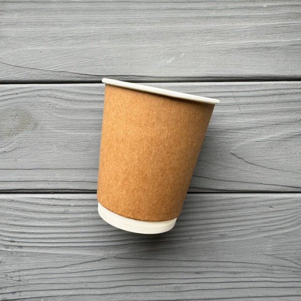 Стакан двухслойный Крафт 175мл 72мм (35шт/уп|40уп/ящ) UMDK175