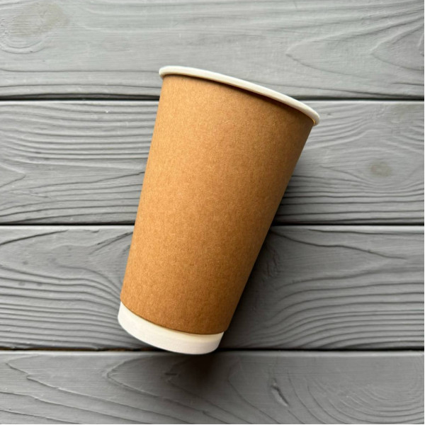 Стакан двухслойный Крафт 450мл 90мм (20шт/уп|24уп/ящ) UMDK450