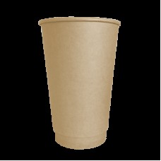 Стакан двостінний BAMBOO 450мл (20шт/уп|480шт/ящ) 90мм PCDW450B