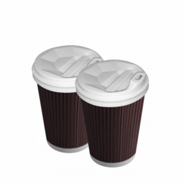 Стакан гофрований 350 мл Коричневий