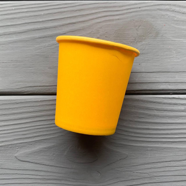 Стакан однослойный Total Yellow 110 мл TTY110 (50шт/уп|4200шт/ящ)
