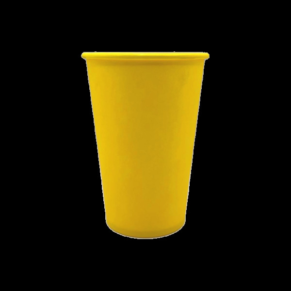 Стакан одношаровий Maxi Yellow 340мл (50шт/уп|30уп/ящ) 80мм UMY340