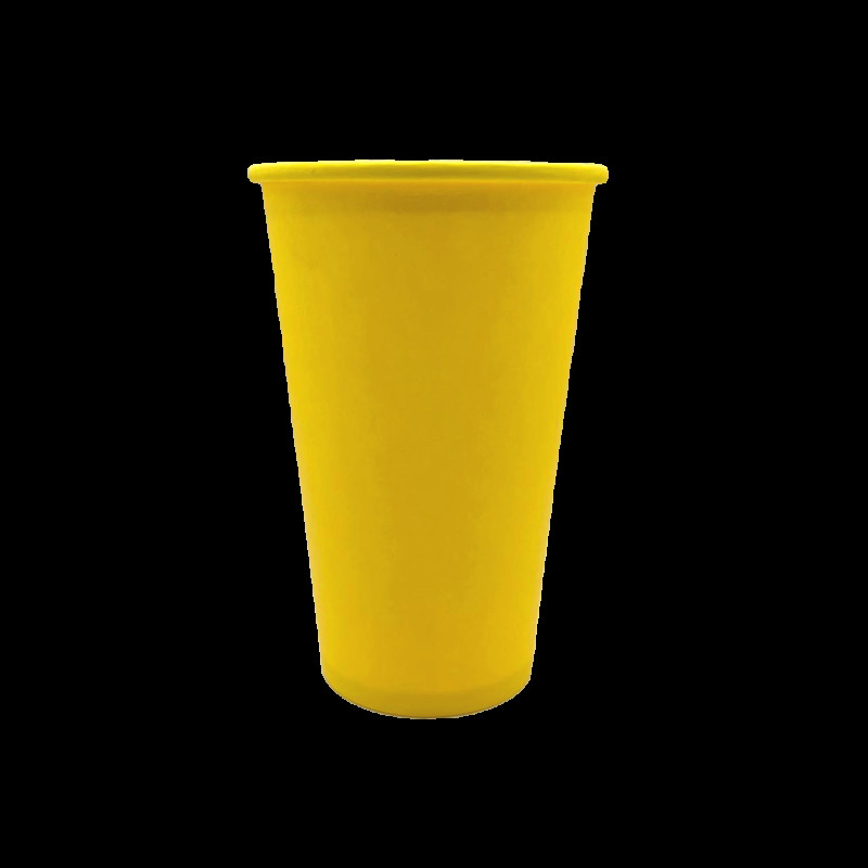Стакан одношаровий Maxi Yellow 450мл (50шт/уп|24уп/ящ) 90мм UMY450