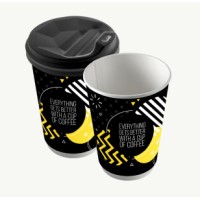 Стакан 500 мл "Black & Yellow"