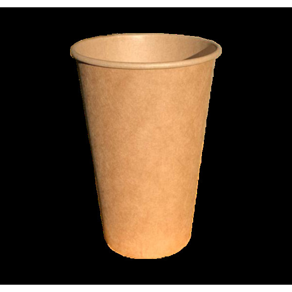 Стакан одношаровий крафт 500мл T500K (35шт/уп|700шт/ящ) 91мм