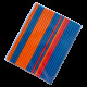 Трубочка паперова кольорова. D6-195мм (100шт/уп) ТПК6