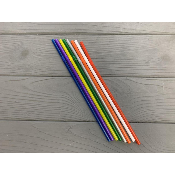 Трубочки гофра микс 1000 шт
