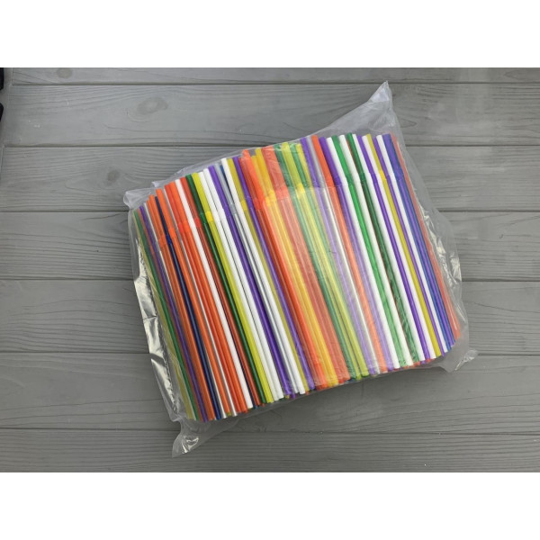 Трубочки гофра микс 1000 шт
