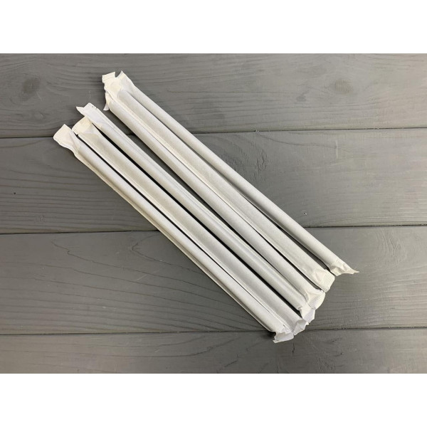 Трубочка в индивиде. уп (бумага) фрешка черная 300 шт TR17