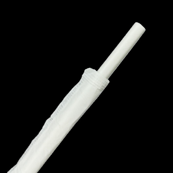 Трубочка паперова біла в інд.уп. D8-195мм (100шт/уп) ТПБІ8