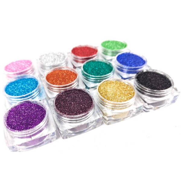 Набір гліттеру для біо-тату "№1 базовий" gliset-1 (gliset-1)