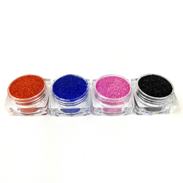 Набор глиттера для био-тату «Базовый №1» glitter-set-4x-1, 4 цвета (glitter-set-4x-1)