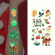 Набор временных тату "Рождество №2" kids-tatto-set10-2-christmass, светящиеся 12 х 7 см  (kids-tatto-set10-2-christ)